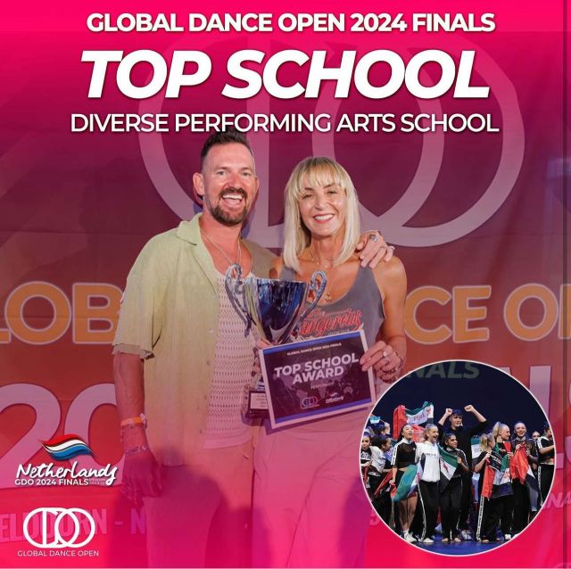 We are still in shock that @diverseperformingartscenter was awarded top school at our 2nd competition final EVER. Thanks so much to @globaldanceopen for organising a superb competition. It was an experience of lifetime that we will never forget. 

Our students/school were awarded the most medals in the whole completion to win this award, competing with 36 countries from age 5yrs - 29rs old. Not only did we win TOP school. The UAE were awarded winning country 🇦🇪 with 293 points/Diverse won 284 points for our country. 🇦🇪 

DIVERSE MEDAL TALLY

🥇X20 (🌍World Champion titles)
🥈X13
🥉X6

Thanks to all our amazing choreographers, creatives and teaching faculty/team. Without their amazing vision and hard work, none of this would be possible. We are so grateful for every single one of you ❤️🏆