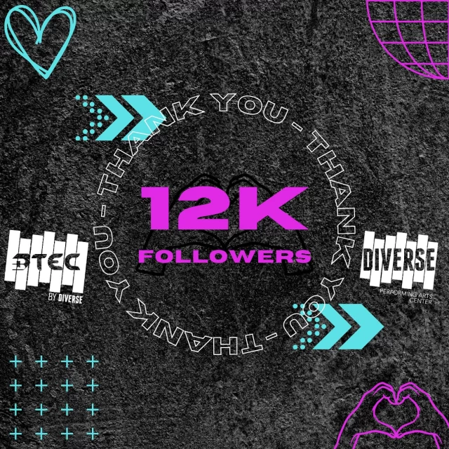 12k followers!

 #diverse #diverseperformingartsschool #diverseperformingarts #musicaltheatre #musical #dance #danceschool #danceschooldubai