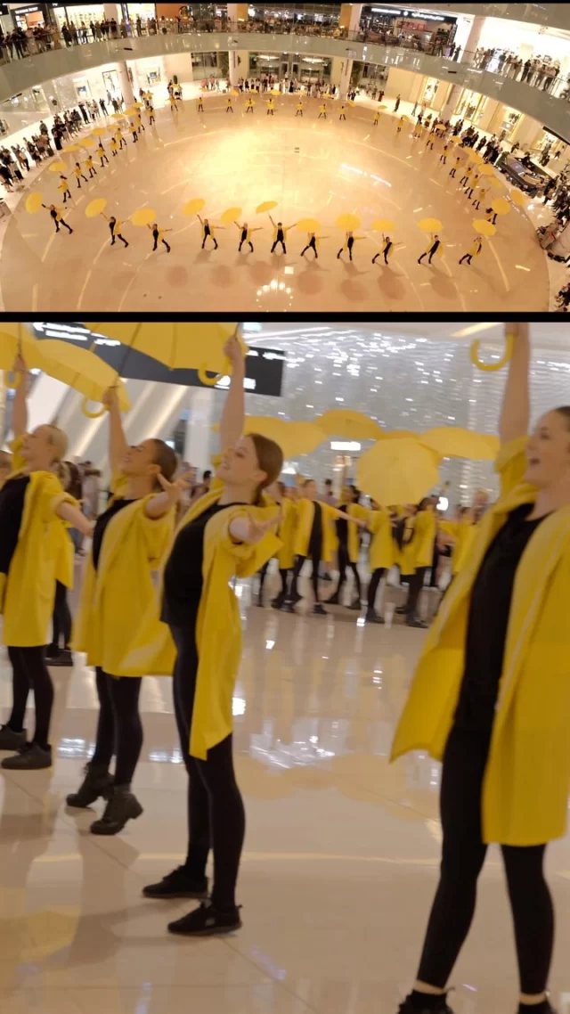A fun flashmob @thedubaimall to promote the musical singing in the rain ☔️ with our wonderful students spreading so much joy 💛

Choreographer - @scottishscott2 
Assistant Choreographer - @catherine_w27 
Dancers - @diverseperformingartscenter 
Video Edit - @uchongproductions 
Client - @emaardubai 

We are extremely excited to watch Singing in the Rain tomorrow night. Watch out @dubaiopera we have 70 Diverse Fam coming to support the cast and crew. Particularly excited to watch @stephane_anelli and @edizwhatitizz ☔️ 

If you haven’t booked yet, get your tickets NOW 🎫 It’s a musical not to be missed 💛